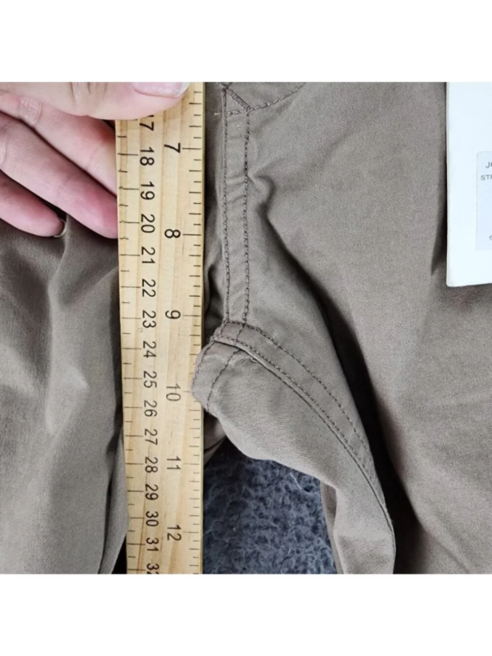 7 Diamonds Pants Mens 29x34 Tan Stretch Mid Rise Straight Fit *NWT*